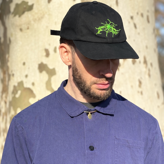 Midnight Distance Club Neural Embroidered Dad Hat