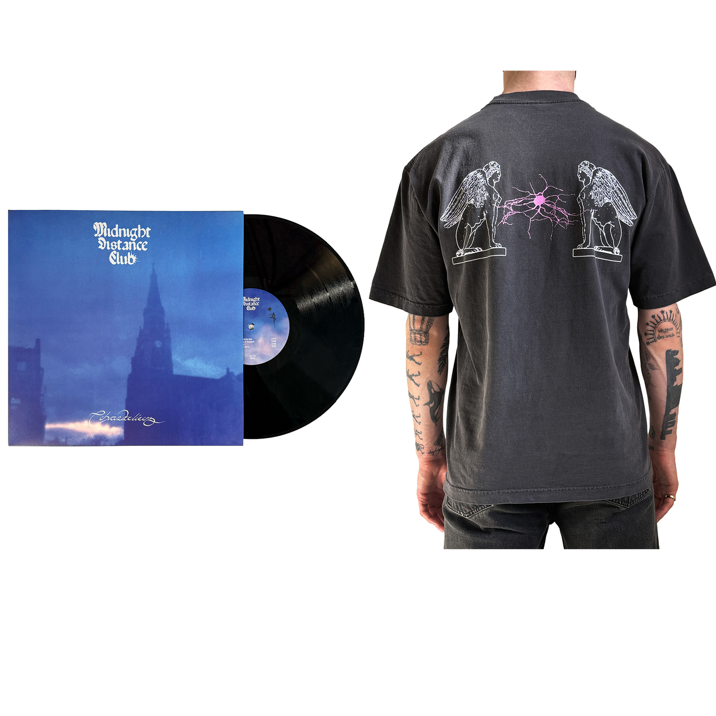 Bundle 2 — Chandeliers Vinyl + Short Sleeve T-shirt